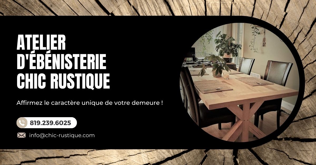 Ébénisterie, ébéniste Bromont